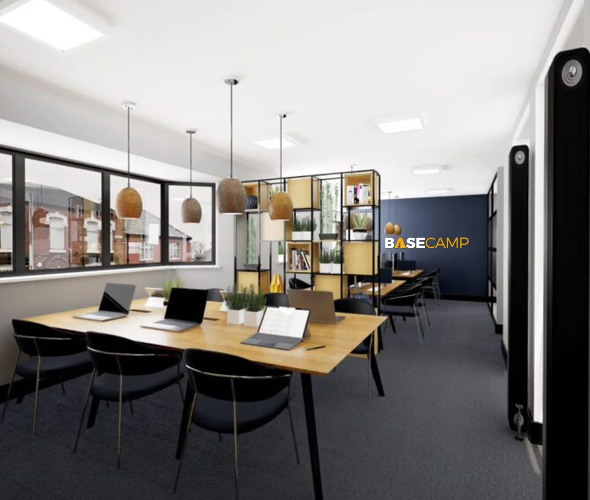 Interior photograph of eFactor Properties basecamp